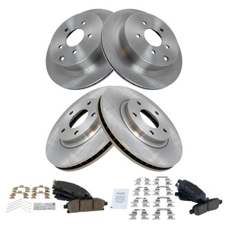 TRQ® - Disc Brake Kit with Ceramic Pads