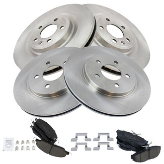 TRQ® - Disc Brake Kit with Ceramic Pads