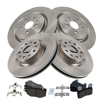 TRQ® - Disc Brake Kit with Ceramic Pads