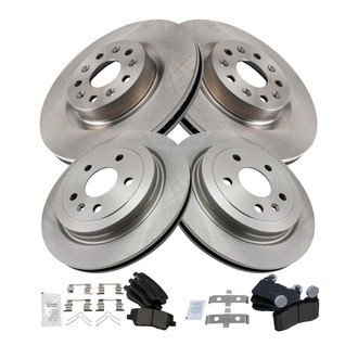 TRQ® - Disc Brake Kit with Ceramic Pads