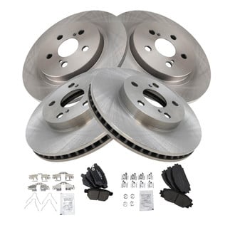 TRQ® - Disc Brake Kit with Ceramic Pads