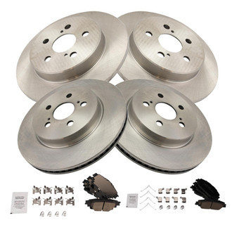 TRQ® - Disc Brake Kit with Ceramic Pads