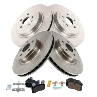 TRQ® - Disc Brake Kit with Ceramic Pads