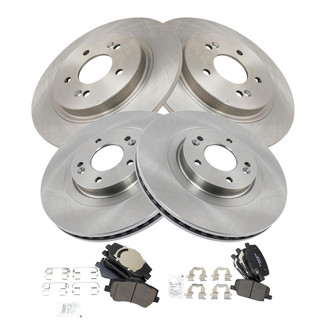 TRQ® - Disc Brake Kit with Ceramic Pads