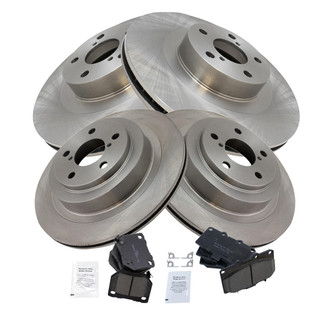 TRQ® - Disc Brake Kit with Ceramic Pads