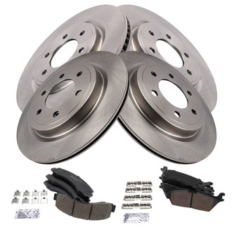 TRQ® - Disc Brake Kit with Ceramic Pads