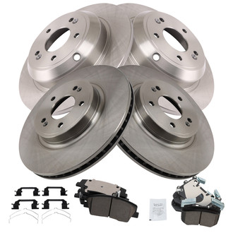 TRQ® - Disc Brake Kit with Ceramic Pads