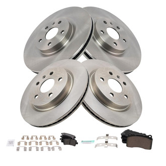 TRQ® - Disc Brake Kit with Ceramic Pads