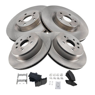 TRQ® - Disc Brake Kit with Ceramic Pads