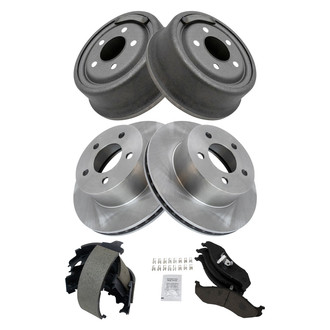 TRQ® - Front and Rear Drum Brake Kit