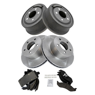 TRQ® - Front and Rear Drum Brake Kit