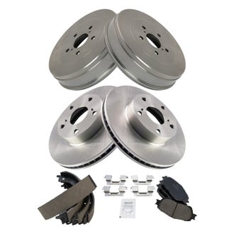 TRQ® - Front and Rear Drum Brake Kit