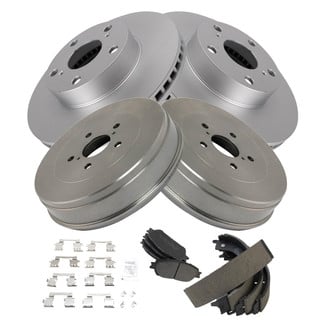 TRQ® - Front and Rear Drum Brake Kit