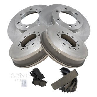 TRQ® - Front and Rear Drum Brake Kit