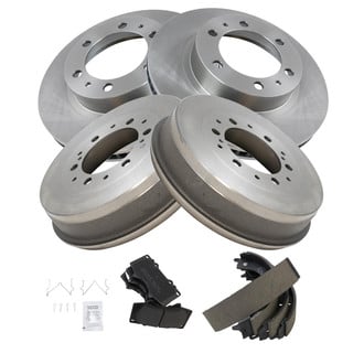 TRQ® - Front and Rear Drum Brake Kit