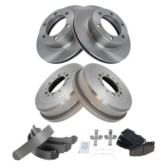 TRQ® - Front and Rear Drum Brake Kit