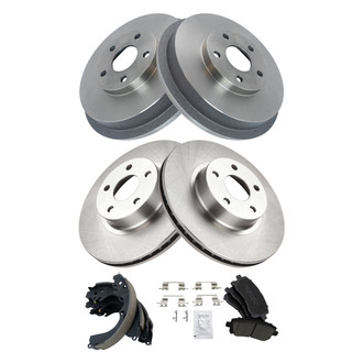 TRQ® - Front and Rear Drum Brake Kit