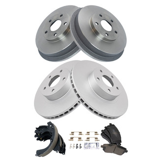 TRQ® - Front and Rear Drum Brake Kit