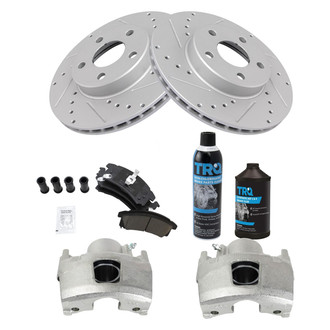 TRQ® - Performance Ceramic Brake Kit with Calipers