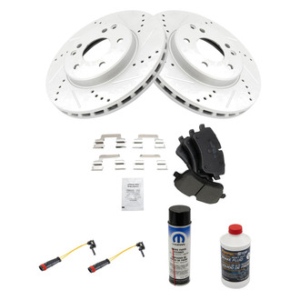 TRQ® - Performance Ceramic Front Brake Kit