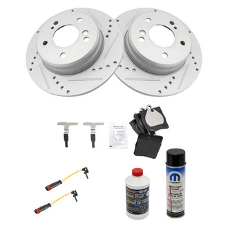 TRQ® - Performance Ceramic Rear Brake Kit