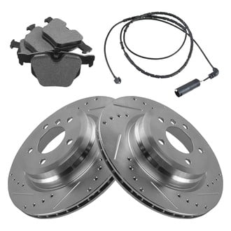 TRQ® - Performance Semi-Metallic Rear Brake Kit