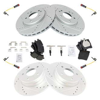 TRQ® - Performance Ceramic Brake Kit