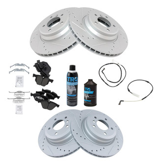 TRQ® - Performance Ceramic Front and Rear Brake Kit