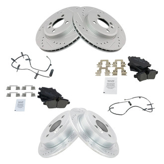 TRQ® - Performance Ceramic Brake Kit