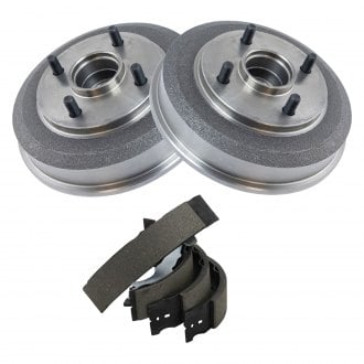 TRQ® - Drum Brake Kit with Hub Assemblies