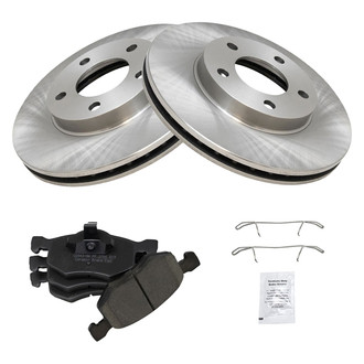 TRQ® - Front Disc Brake Kit with Ceramic Pads