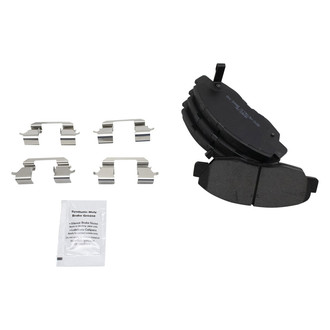 TRQ® - Front Disc Brake Kit with Semi-Metallic Pads