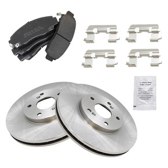 TRQ® - Disc Brake Kit with Semi-Metallic Pads
