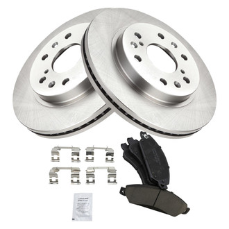TRQ® - Front Disc Brake Kit with Ceramic Pads