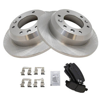 TRQ® - Rear Disc Brake Kit with Ceramic Pads