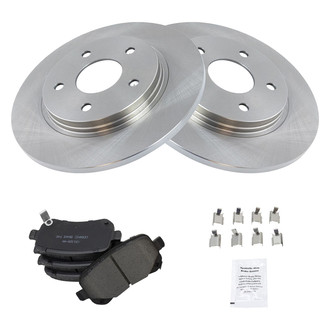 TRQ® - Rear Disc Brake Kit with Ceramic Pads