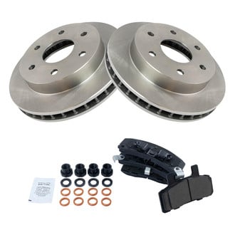 TRQ® - Front Disc Brake Kit with Ceramic Pads