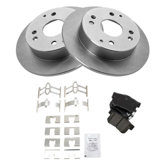 TRQ® - Rear Disc Brake Kit with Ceramic Pads