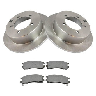 TRQ® - Disc Brake Kit with Semi-Metallic Pads