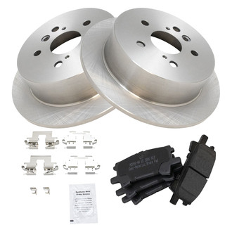 TRQ® - Disc Brake Kit with Semi-Metallic Pads