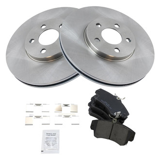 TRQ® - Front Disc Brake Kit with Ceramic Pads