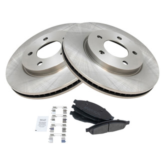 TRQ® - Disc Brake Kit with Semi-Metallic Pads