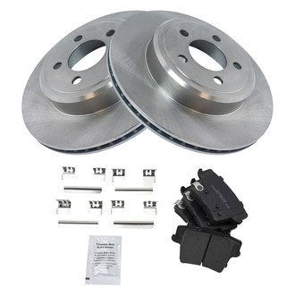 TRQ® - Rear Disc Brake Kit with Ceramic Pads