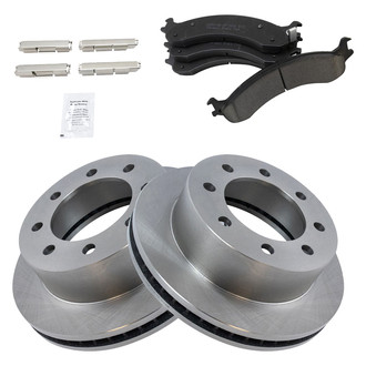 TRQ® - Front Disc Brake Kit with Ceramic Pads