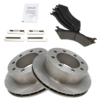 TRQ® - Rear Disc Brake Kit with Ceramic Pads