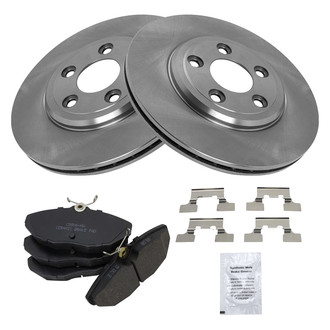 TRQ® - Rear Disc Brake Kit with Ceramic Pads