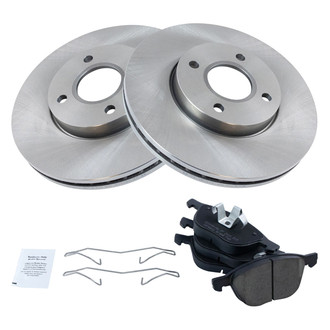 TRQ® - Front Disc Brake Kit with Ceramic Pads