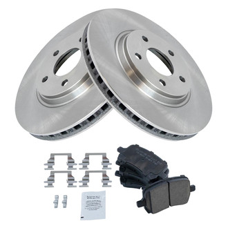 TRQ® - Front Disc Brake Kit with Ceramic Pads