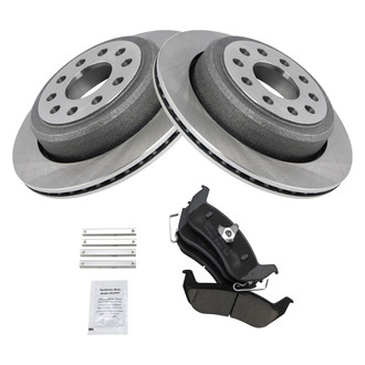 TRQ® - Rear Disc Brake Kit with Ceramic Pads