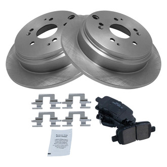 TRQ® - Rear Disc Brake Kit with Ceramic Pads